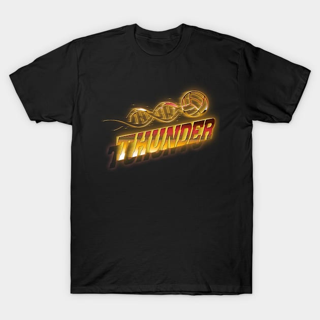 Graphic Basketball Thunder Proud Name Teams Vintage T-Shirt by Frozen Jack monster